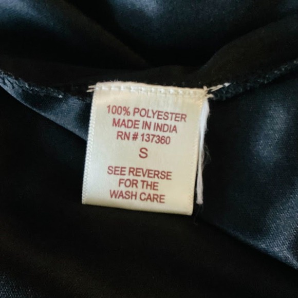 Moon Orchid Skirt Midi Women's Small Black/Floral Flowly Elastic Waist - Picture 8 of 9